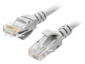 патч-корд ATcom UTP, 15 m, литой, RJ45, Cat.5e серый
