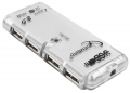 концентратор USB 2.0 Gembird UHB-C244 silver