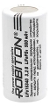 литиевый аккумулятор 3.2v Robiton LiFe16340p 600mAh защищённый 