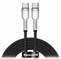 кабель передачи данных Baseus Cafule Series Metal Data Cable Type-C to Type-C 100W 2m black