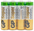 батарейки (4 шт.) GP LR6/AA Super Alkaline 15ARS-2SB4 