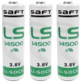 батарейки Saft LS 14500 (AA) 3шт. 