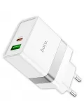зарядное устройство Hoco N21 Topspeed PD30W+QC3.0 charger white