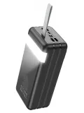 внешний аккумулятор со светильником Hoco J86B Electric 22.5W fully compatible power bank(60000mAh) black