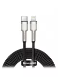 кабель для быстрой зарядки iPhone Baseus Cafule Series Metal Data Cable Type-C to iP PD 20W 2m black