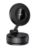 магнитный держатель на присоске Hoco H86 Dragon manual suction cup magnetic holder(universal) black/metal gray