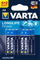 батарейки (6 шт.) Varta LR6/AA LONGLIFE Power-4+2BL