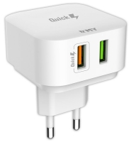 зарядное устройство для путешествий EMY MY-A502Q QC3.0 + кабель USB - micro USB