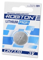 батарейка Robiton CR2330 PROFI-1BL