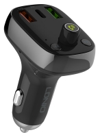 автомобильная зарядка с bluetooth FM трансмиттером LDNIO C704Q