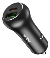 автомобильное зарядное устройство Hoco Z38 Resolute PD20W+QC3.0 car charger