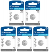 литиевые батарейки Westinghouse CR2450 5шт.