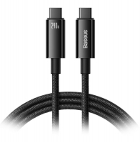 кабель для быстрой зарядки Baseus Tungsten Gold Fast Charging Data Cable Type-C to Type-C 240W 2m кабель для быстрой зарядки Baseus Tungsten Gold Fast Charging Data Cable Type-C to Type-C 240W 2m