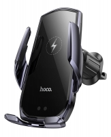 держатель для смартфона с беспроводной зарядкой Hoco CA202 Plus Enlightener infrared induction wireless charging holde