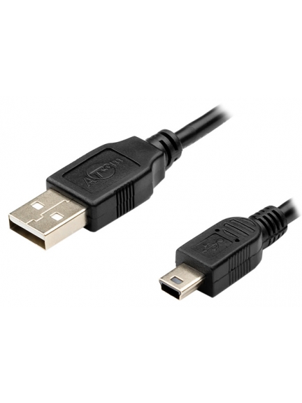 кабель передачи данных ATcom 1.8 m USB(Am)->miniUSB (феррит)