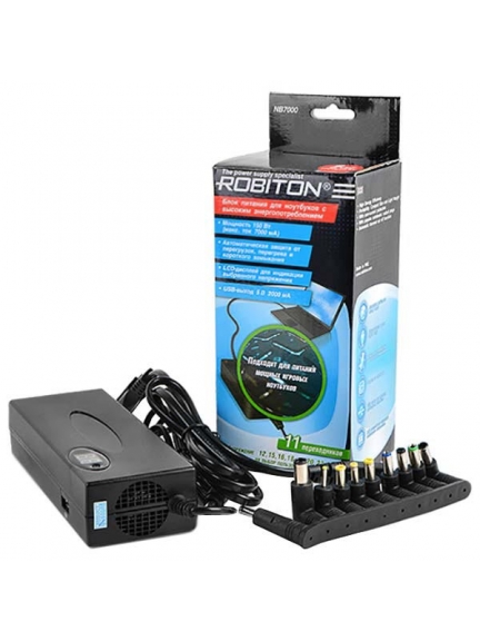 универсальный блок питания для ноутбука Robiton NB7000