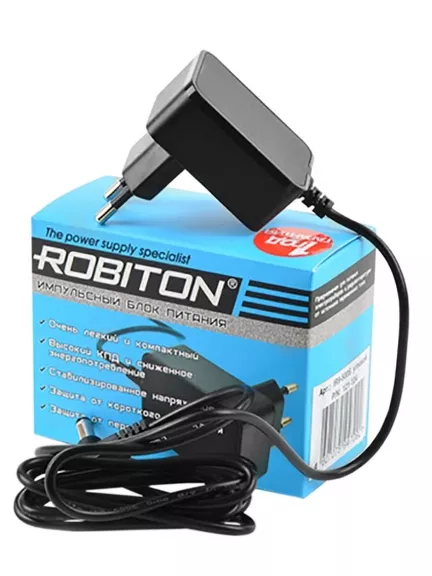 блок питания для радиотелефонов Robiton ID6,5-500S угловой 4,8x1,7/15 (+)