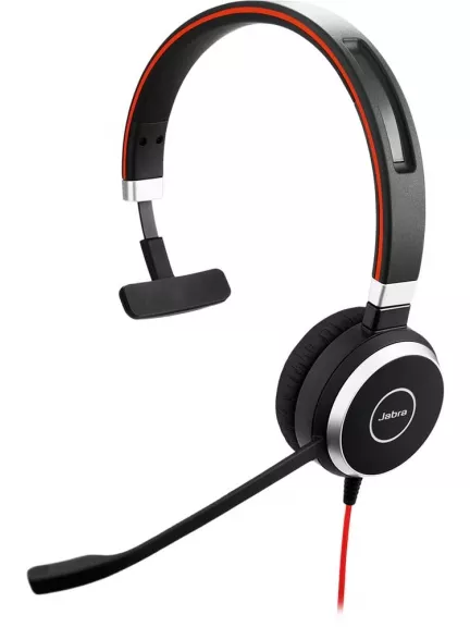 Офисная гарнитура для скайпа и софтфона Jabra Evolve 40 MS Mono USB, Jack 3.5 мм