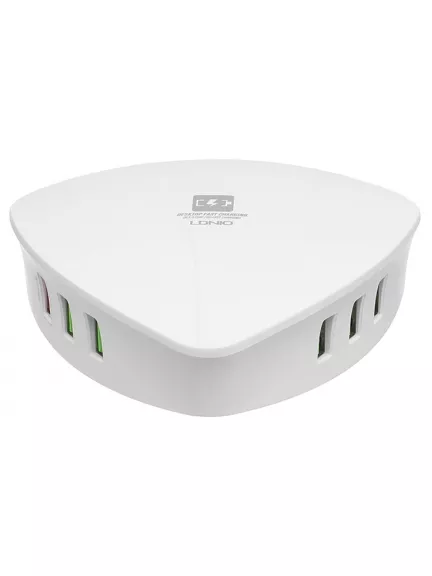 настольное зарядное устройство LDNIO A6801 Desktop 6 USB 40W QC3.0