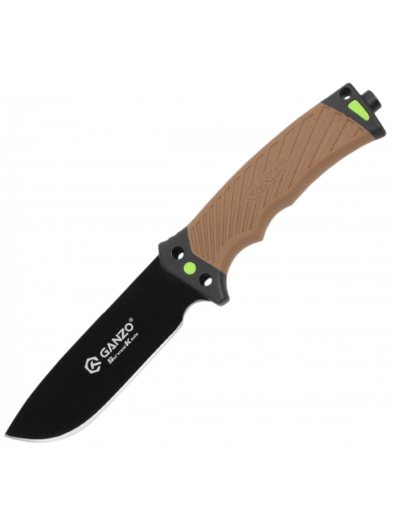 туристический нож с огнивом и точилкой Ganzo G803