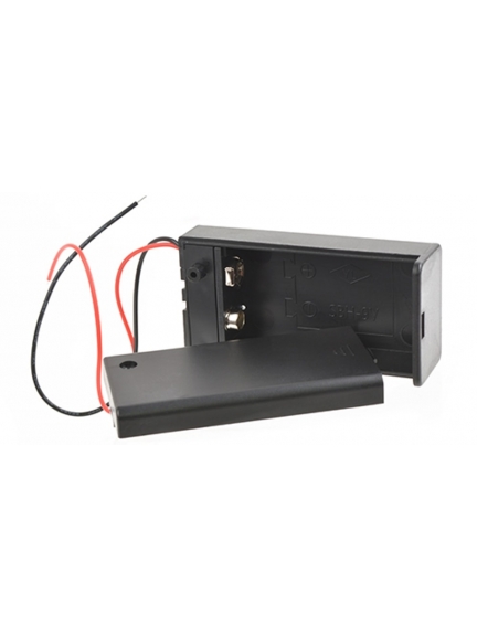 батарейный бокс для Кроны 9В Robiton Bh1x9V/switch