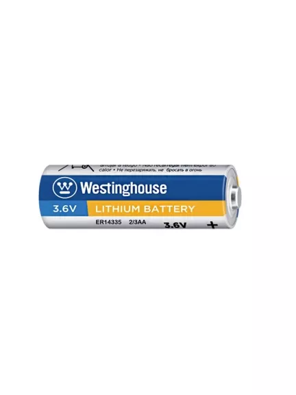 литиевая батарейка 3.6v Westinghouse ER 14335 (2/3AA)