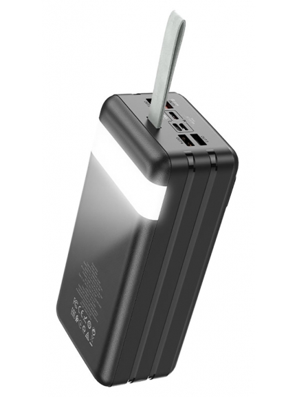 внешний аккумулятор со светильником Hoco J86B Electric 22.5W fully compatible power bank(60000mAh)