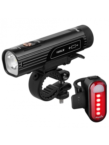 велофара + задний красный фонарь Fenix BC26R+BC05R V2.0