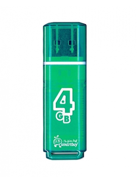 флешка USB SmartBuy Glossy series 4Gb green