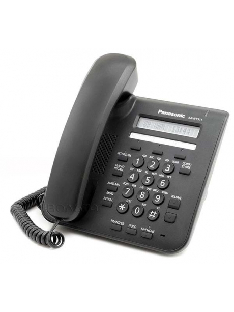 системный IP-телефон Panasonic KX-NT511ARU black