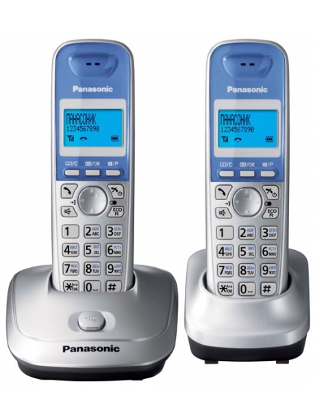 радиотелефон DECT Panasonic KX-TG2512RU silver
