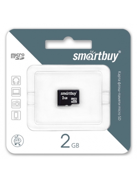 карта памяти SmartBuy 2Gb microSD без адаптера 