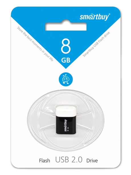 флешка USB SmartBuy LARA 8Gb black