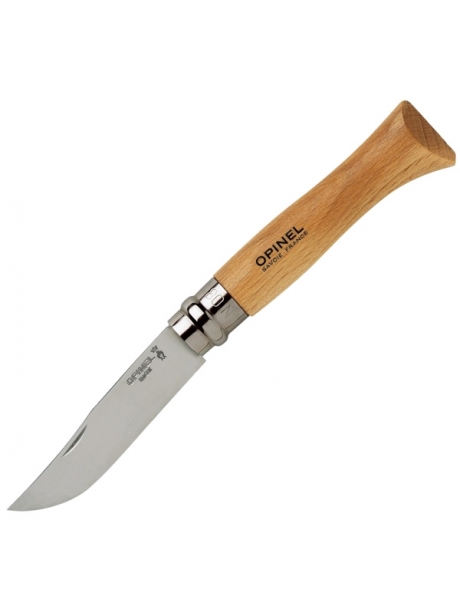 складной нож Opinel №08 Stainless Steel бук