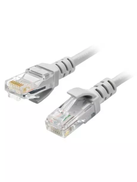 патч-корд ATcom UTP, 25 m, литой, RJ45, Cat.5e серый