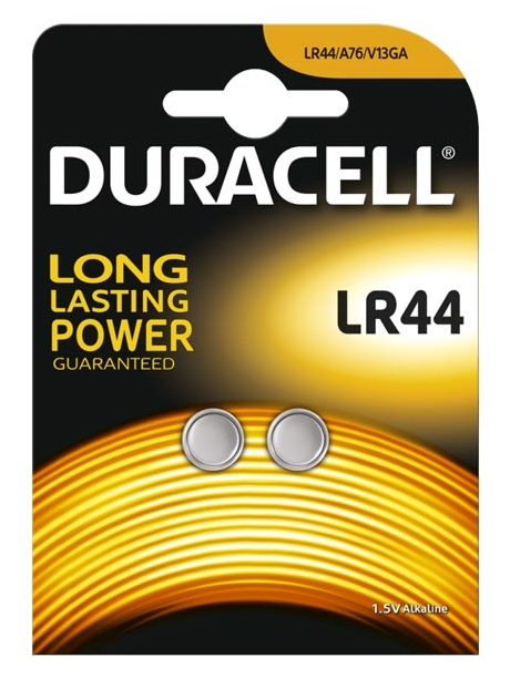 батарейки (2 шт.) Duracell LR44-2BL 