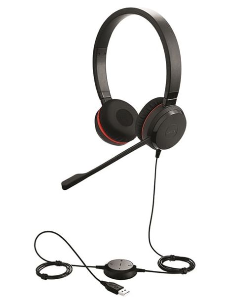 Гарнитура для офиса Jabra Evolve 30 II MS Stereo USB, Jack 3.5 мм 