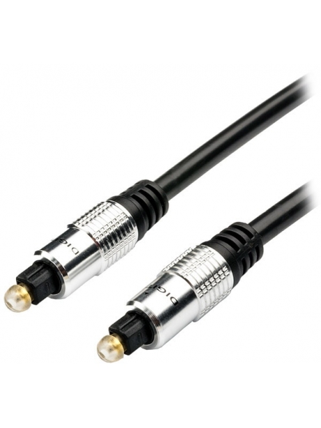 кабель оптический ATcom Toslink-Toslink 3м black silver