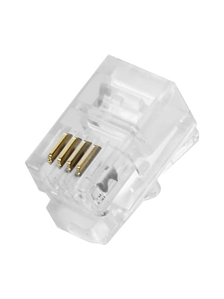 коннектор Элком 4P4C (трубка) 