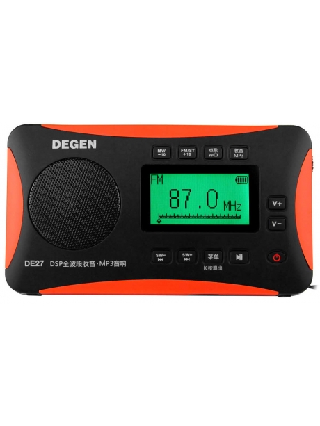 карманный радиоприемник Degen DE27 black