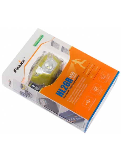 налобный фонарь Fenix HL26R желтый
