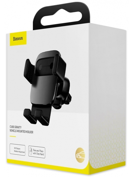 гравитационный автомобильный держатель Baseus Cube Gravity Vehicle-mounted Holder black