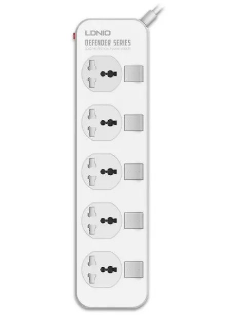 сетевой фильтр LDNIO SС5006 5 розеток 2м white