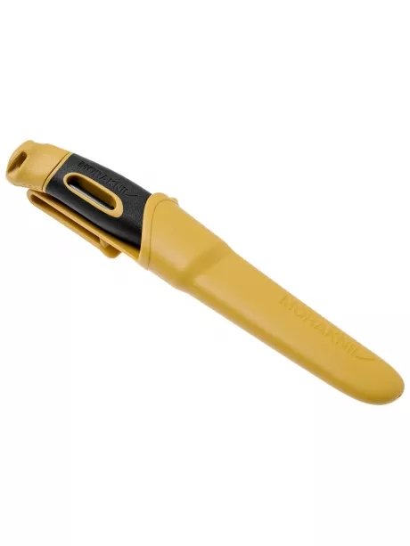 нож с огнивом Morakniv Spark yellow