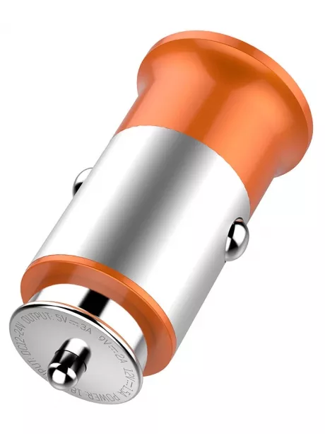 автомобильное зарядное устройство LDNIO АЗУ C61C PD + кабель TypeC - TypeC orange