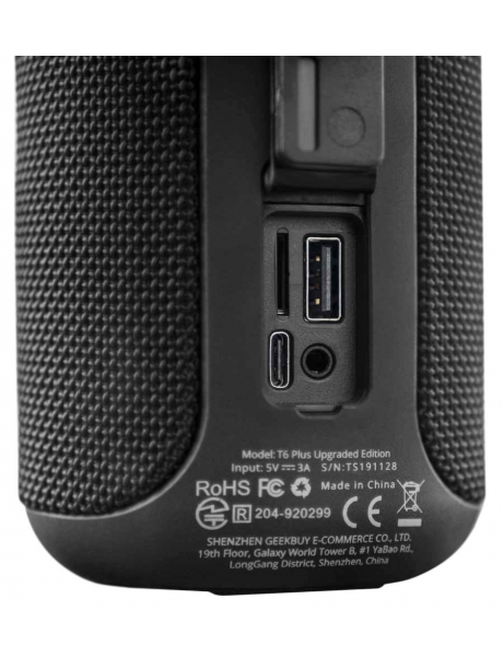 колонка Bluetooth Tronsmart Element T6 Plus Upgrade 40W black