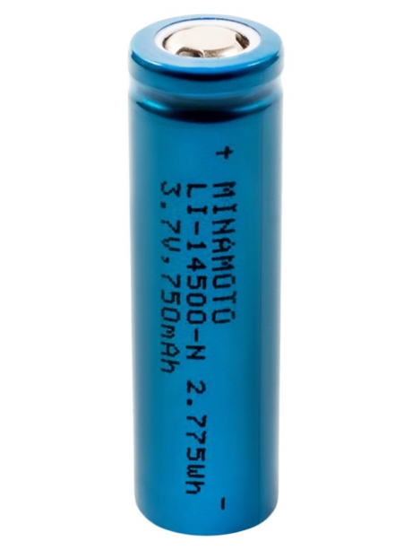 литиевый аккумулятор 3.7v Minamoto Li-14500-N 750mAh без защиты 