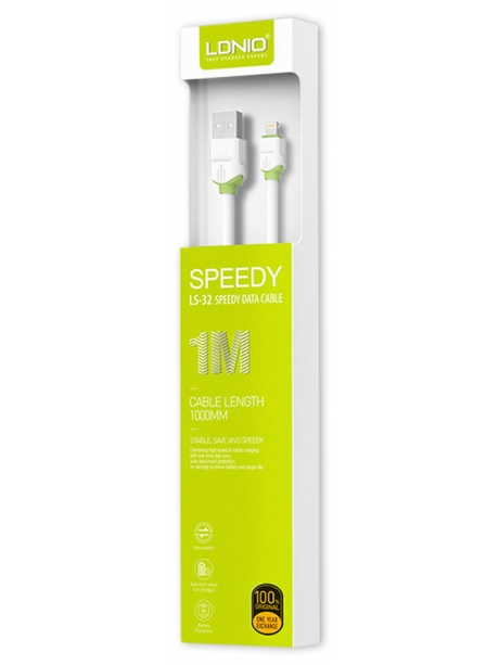 кабель для iPhone LDNIO LS32 Lightning cable 1м white