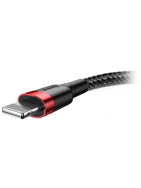 кабель передачи данных Baseus Cafule Cable USB For lightning 1.5A 2m red + black