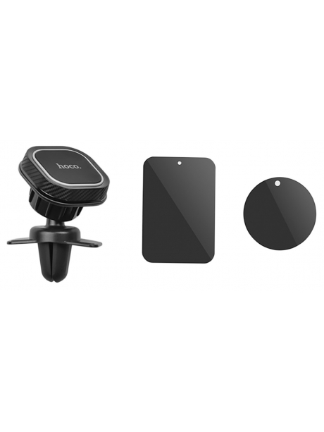 магнитный держатель на воздуховод Hoco CA52 Intelligent air outlet in-car holder black/grey